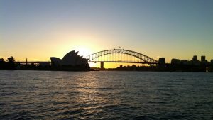Sydney Harbour Sunset　夕日　シドニー湾