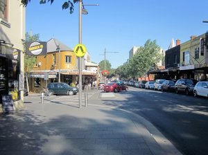 グリーブの目抜き通り