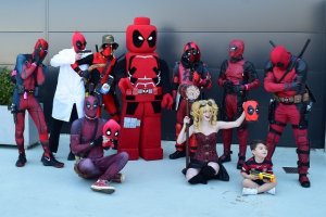 デッドプールのコスプレ