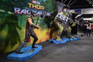 マーベルのハルクの展示