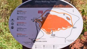 ウルルのトレッキング